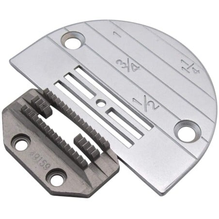 Needle plate E18 & feed dog for industrial sewing machine E18