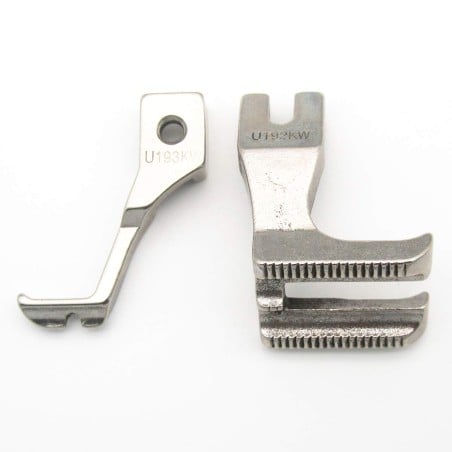 5/16-8mm Double piping foot set for industrial walking foot sewing machine U192W+U193KW 5/16