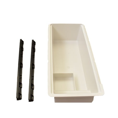 Extra large drawer for industrial sewing machine complete with runners Drawer