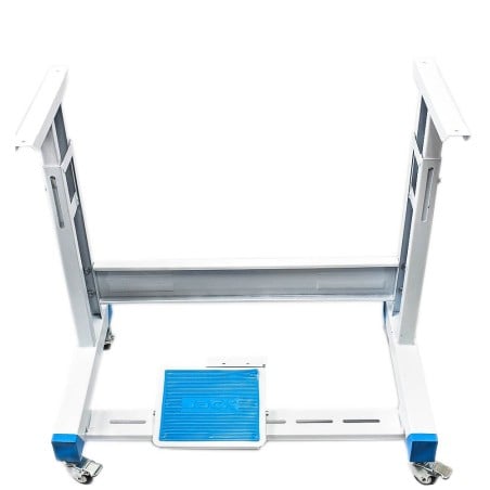 Stand for industrial sewing machine and overlock jack